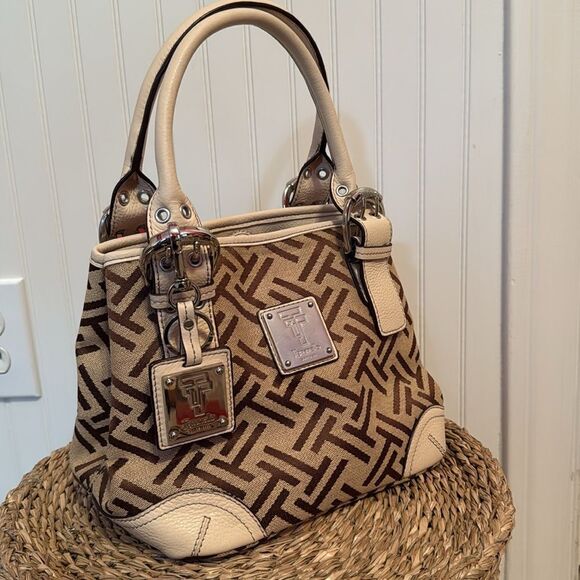 Tignanello Beige and Brown Women's Bag - Picture 3 of 9